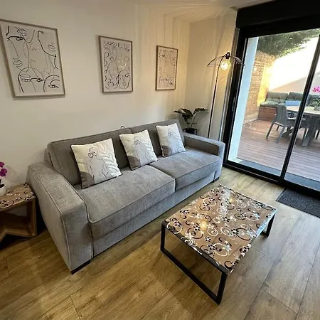 Le Briand 4etoiles Thermal Cosy Avec Terrasse Wifi アパート *